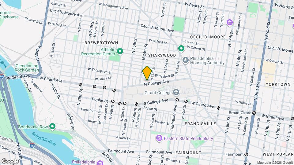 2319 N College Ave Mapa y Detalles de la Ubicación