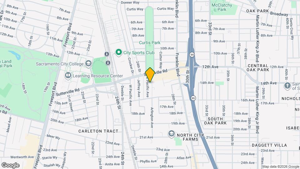 3765 E Pacific Ave Map and Location Details