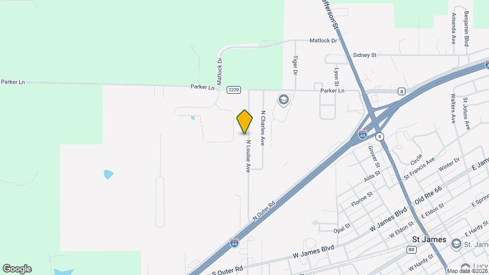 603 N Louise Ave Map and Location Details