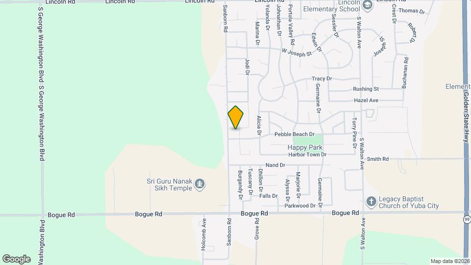 1615 Bay Dr Map and Location Details