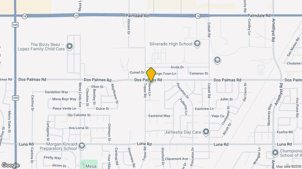 13681 Nova Ln Map and Location Details