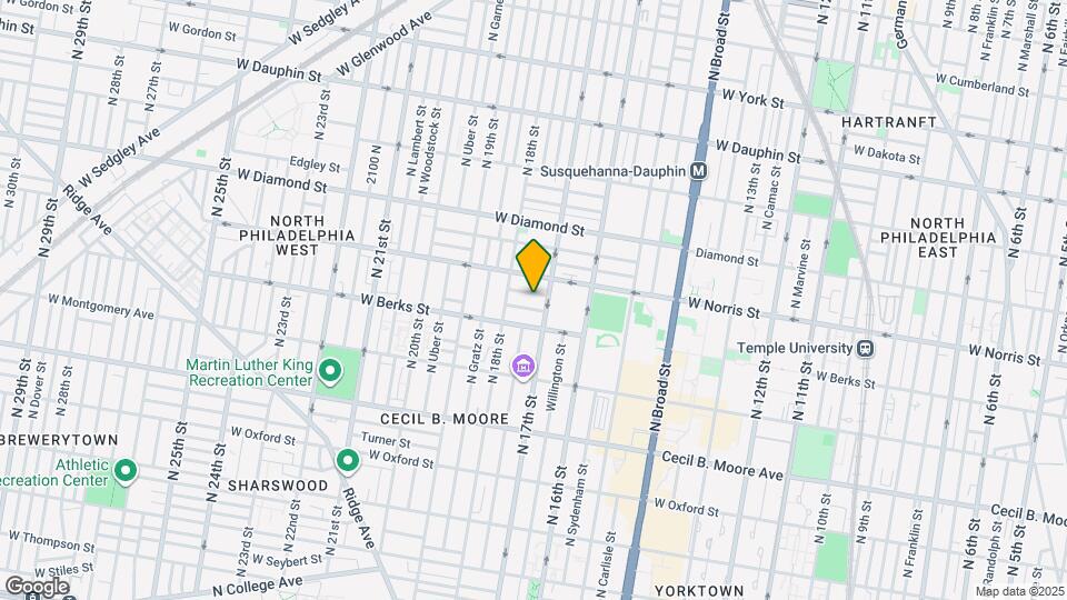 1704 Arlington St Map and Location Details