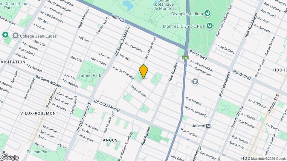 3620-3630 Edmond-Hamelin Map and Location Details