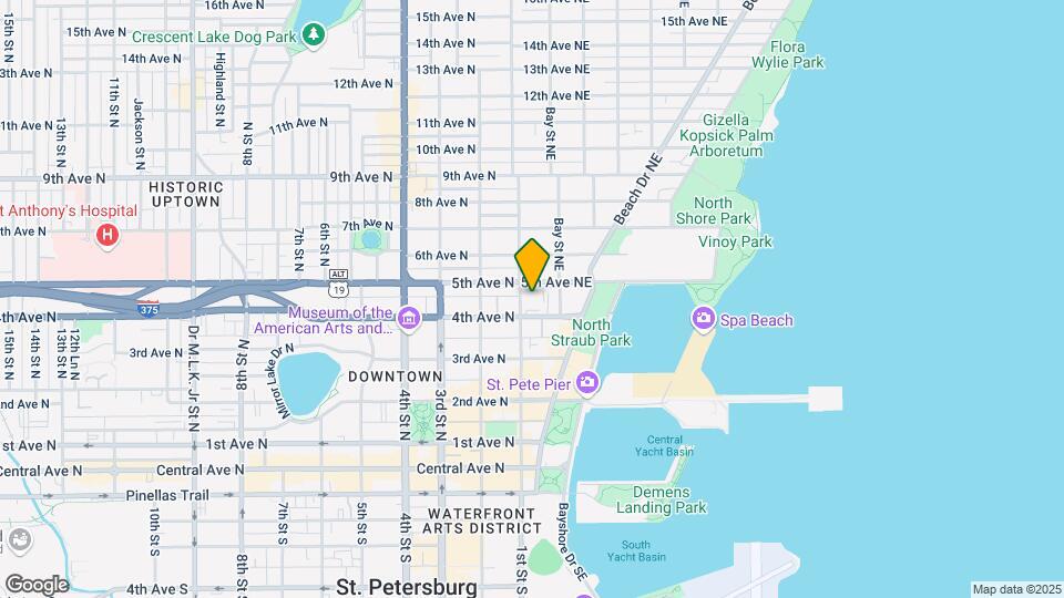 105 4th Ave NE Mapa y Detalles de la Ubicación