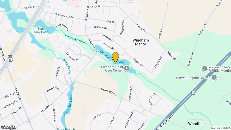 201 Coulbourn Mill Rd Map and Location Details