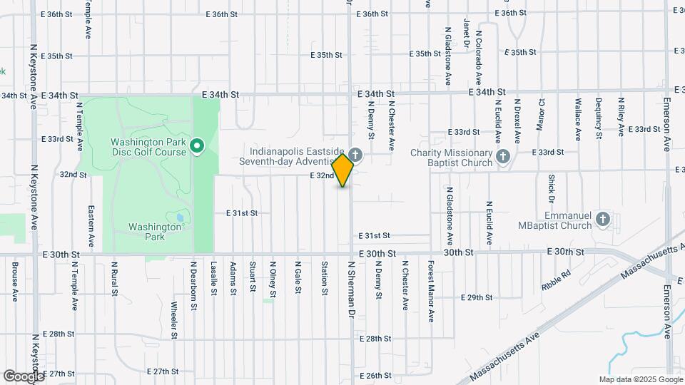 3210 N Sherman Dr Map and Location Details