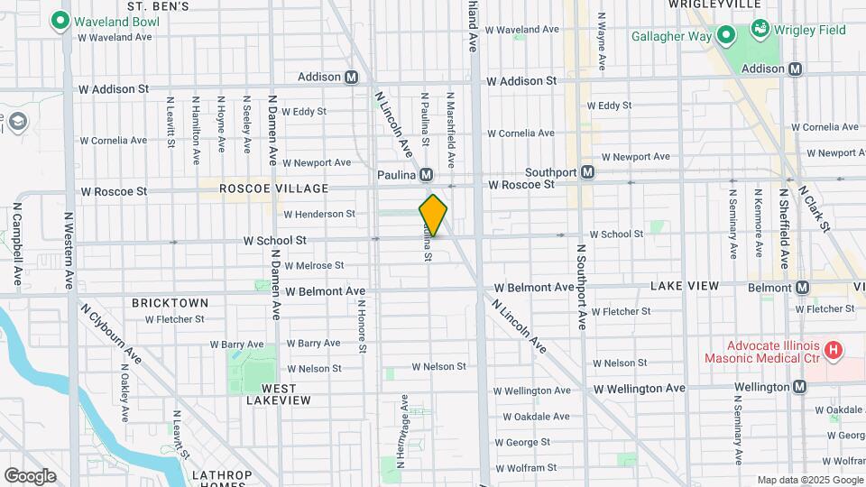 1655 W School St Map and Location Details