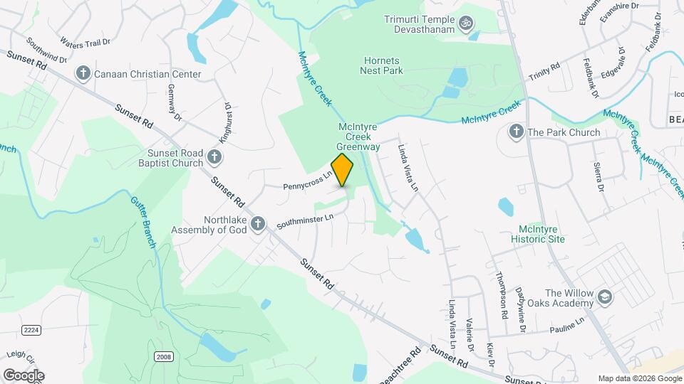 2628 Clarencefield Dr Map and Location Details