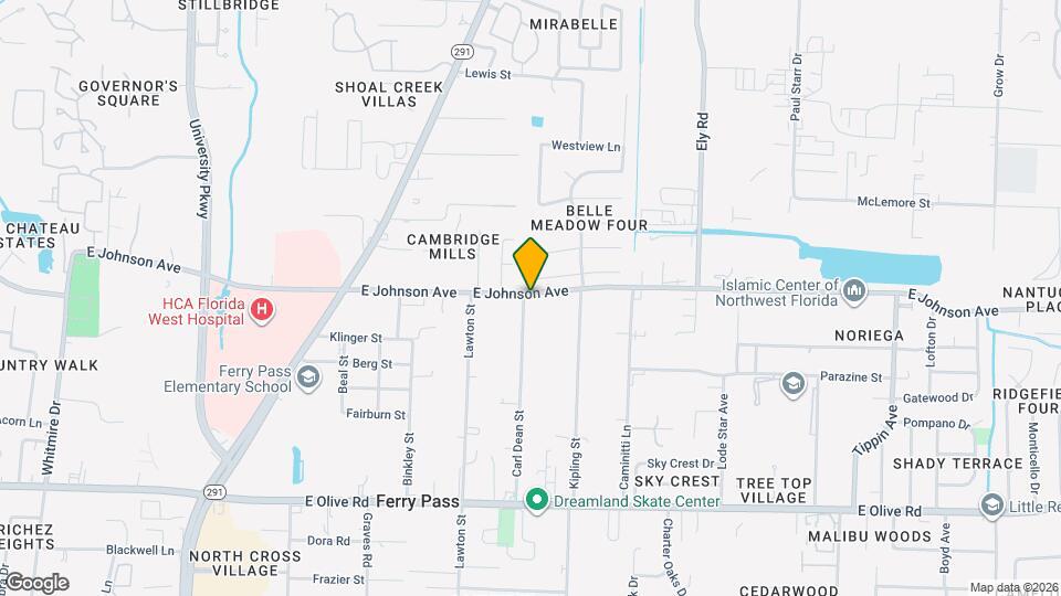 8400 Carl Dean St Map and Location Details