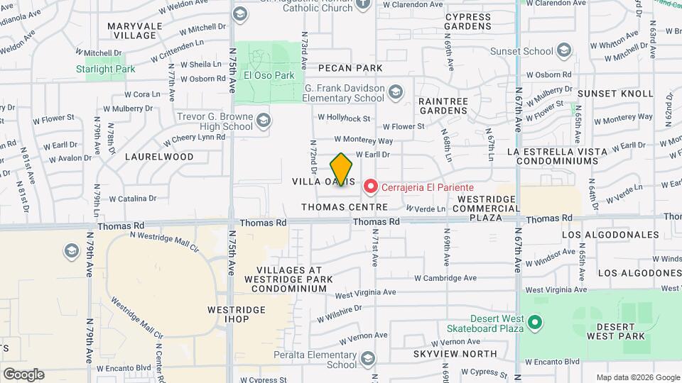 7148 W Merrell St Map and Location Details