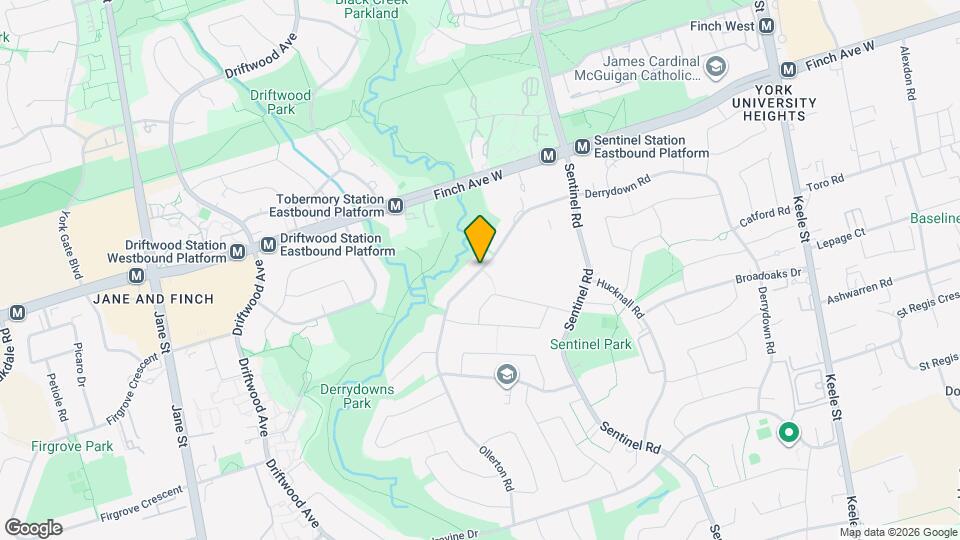 245 Derrydown Rd Map and Location Details