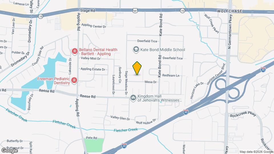 7703 Crystal Brook Cove Map and Location Details