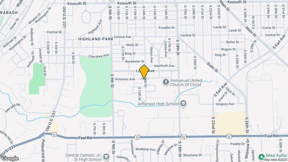 1239 Potomac Ave Map and Location Details