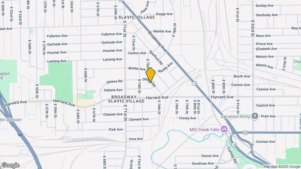 7511 Indiana Ave Map and Location Details