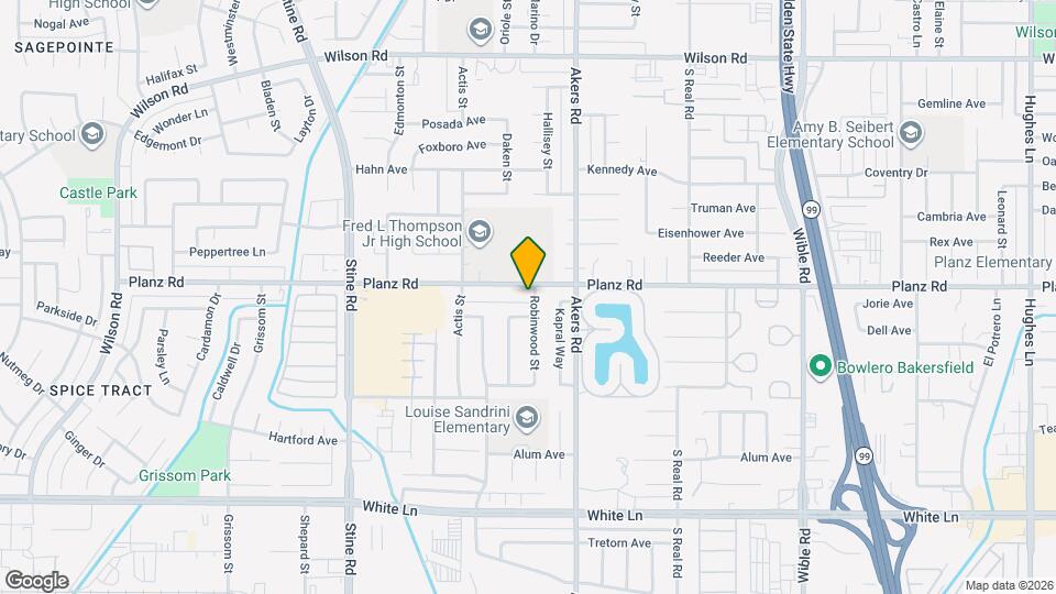4201 Planz Rd, Unit #C Map and Location Details