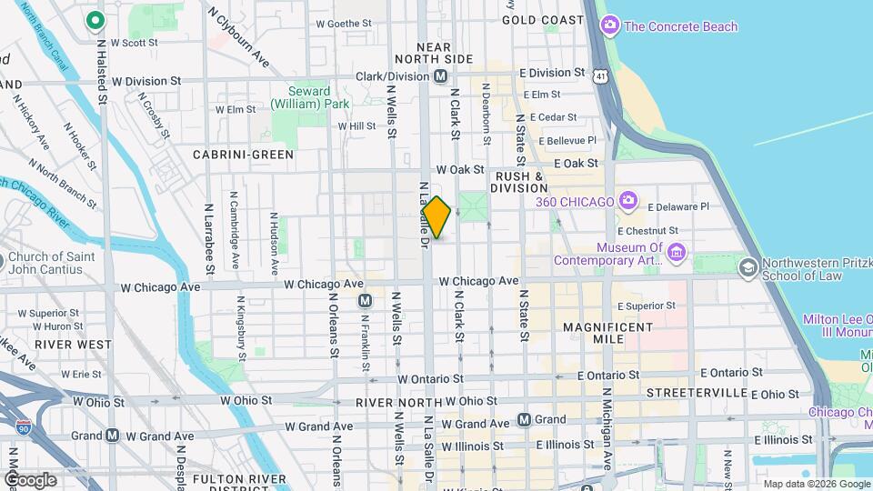 299 W Chestnut St Map and Location Details