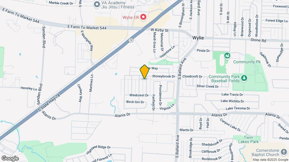 704 Westwind Ln Map and Location Details