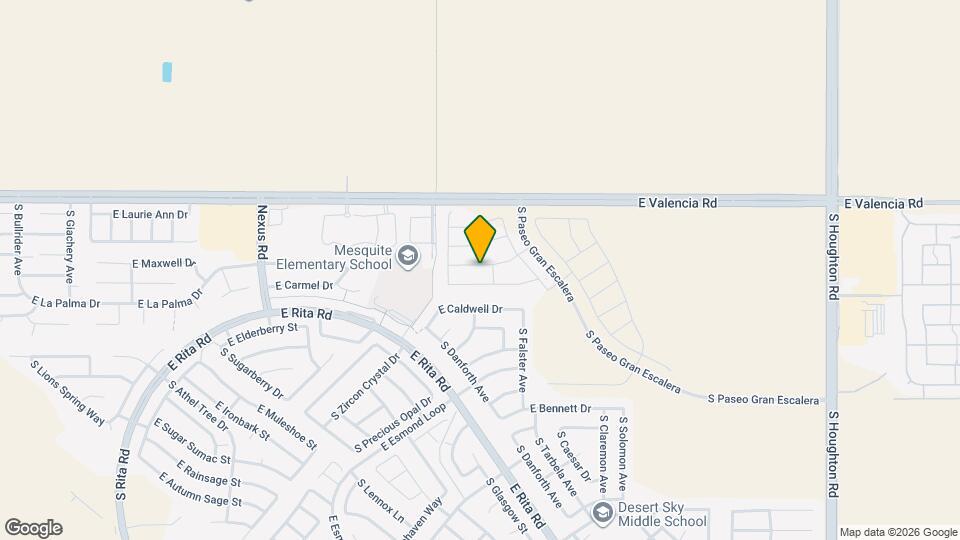 9568 E Friedel Dr Mapa y Detalles de la Ubicación