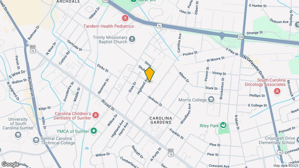 201 Montreat St Map and Location Details