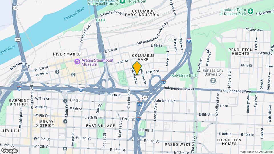 553 Campbell St Map and Location Details
