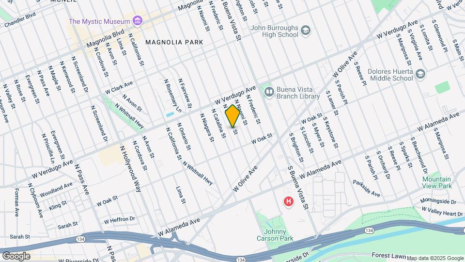 261 N Florence St Mapa y Detalles de la Ubicación