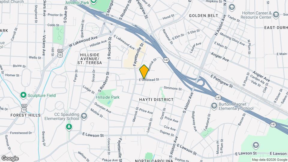 514 E Umstead St Map and Location Details