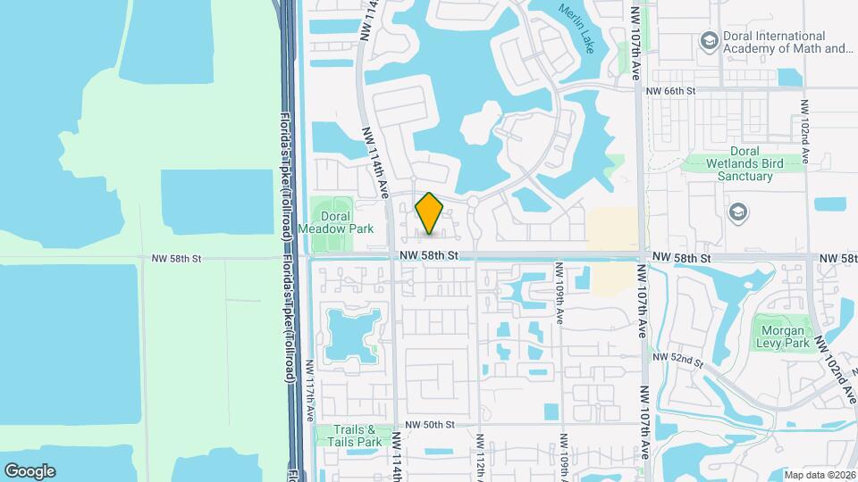 11276 NW 58th Terrace Map and Location Details