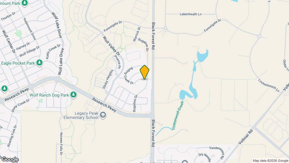 6687 Rolling Creek Dr Map and Location Details