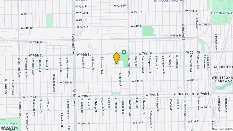1312 W 77th St Mapa y Detalles de la Ubicación