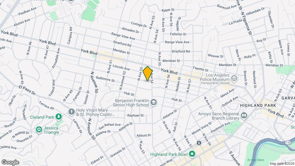 5332 Buchanan St, Unit 5332 Map and Location Details