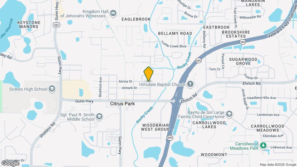 7302 Alvina St Map and Location Details