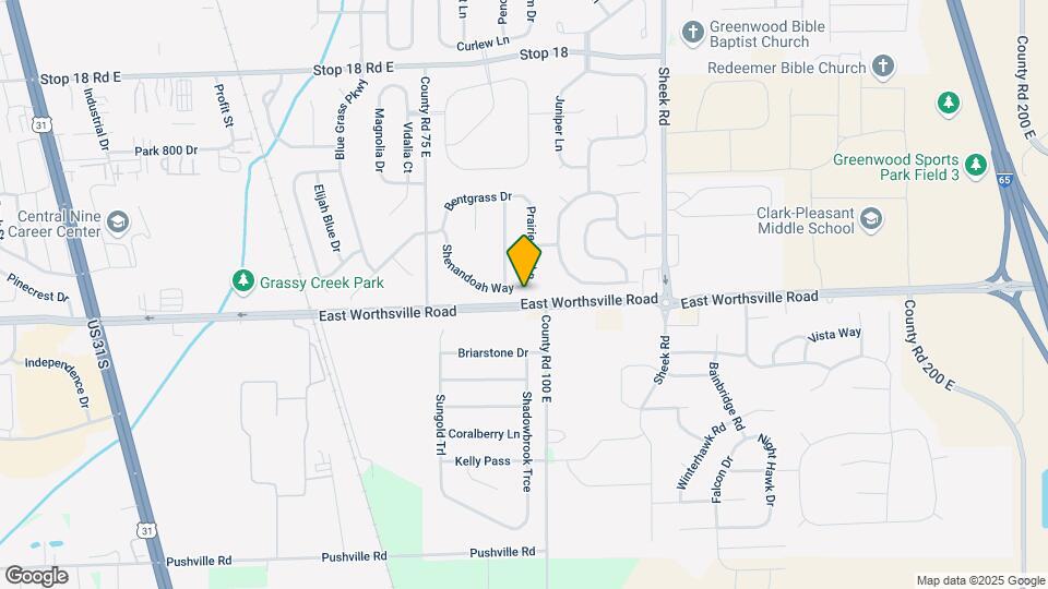 985 Shenandoah Way Map and Location Details