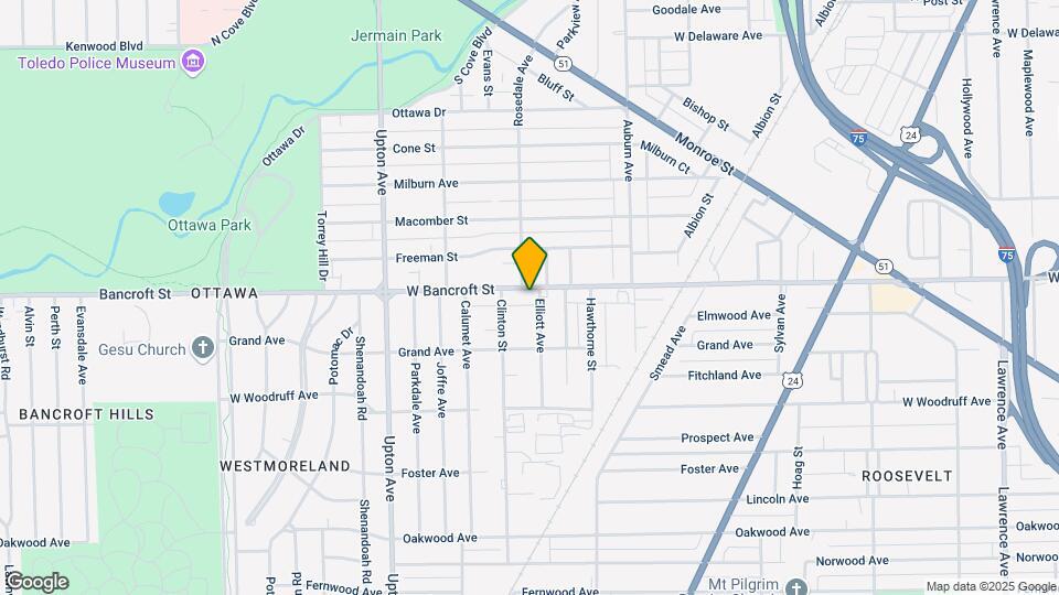 1661 W Bancroft St Map and Location Details