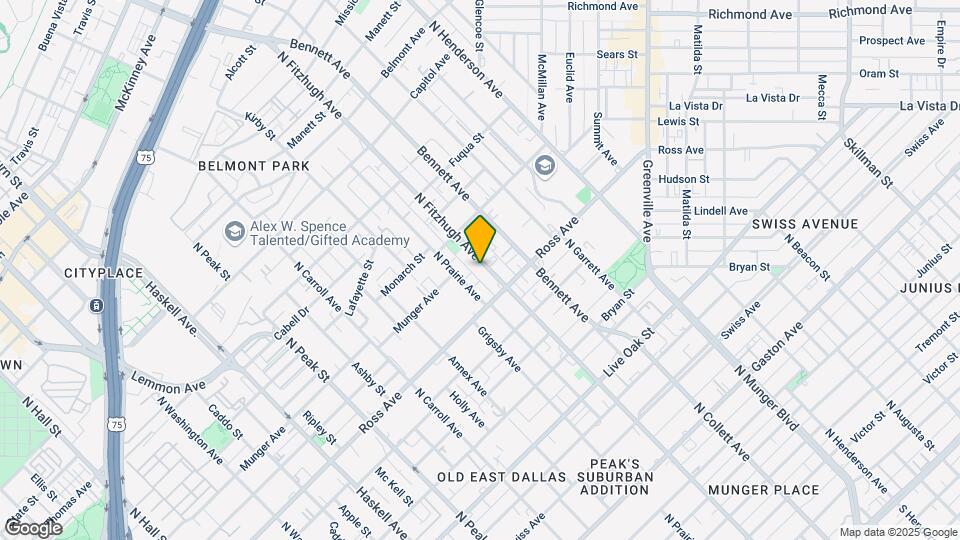 1731 N Fitzhugh Ave Map and Location Details