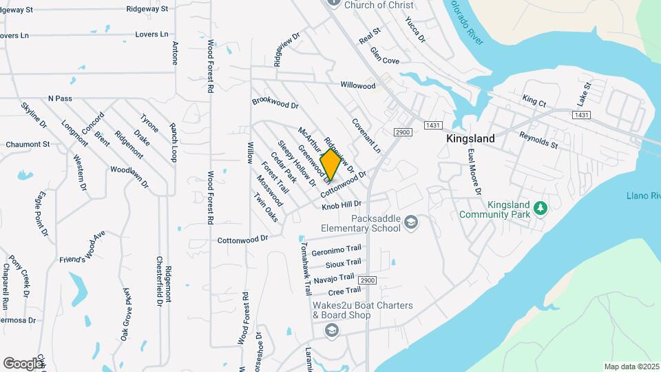 1805 Greenwood Ln Map and Location Details