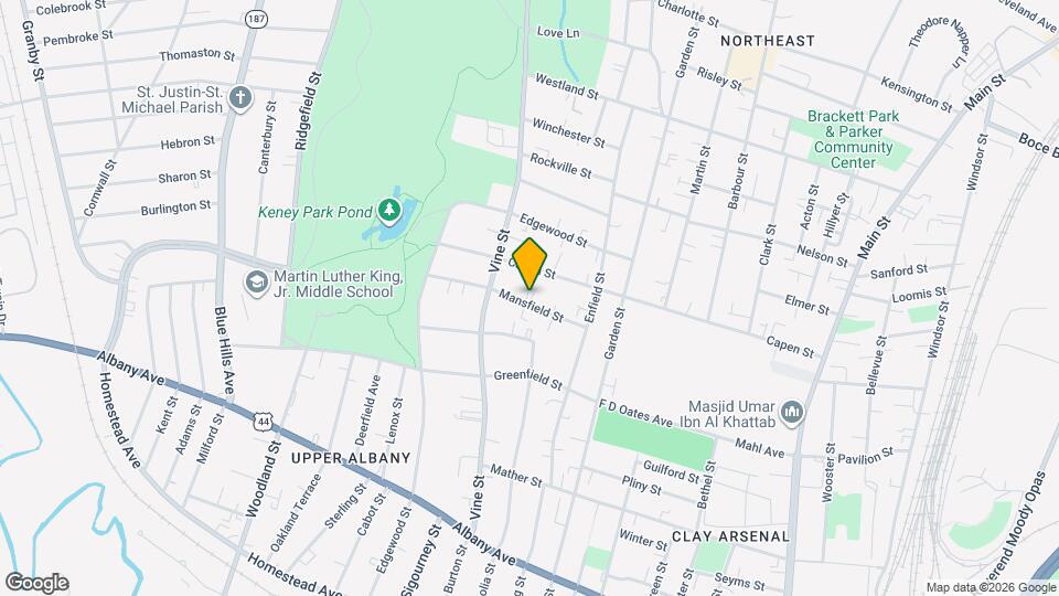 76 Mansfield St, Unit 76B-Basement Mapa y Detalles de la Ubicación