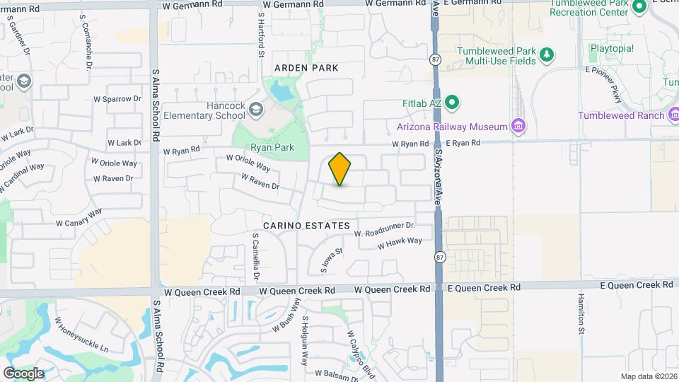 333 W Raven Dr Mapa y Detalles de la Ubicación