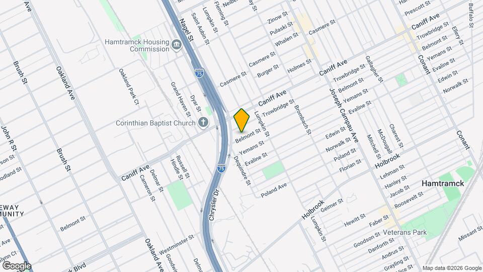 1963 Belmont St Mapa y Detalles de la Ubicación