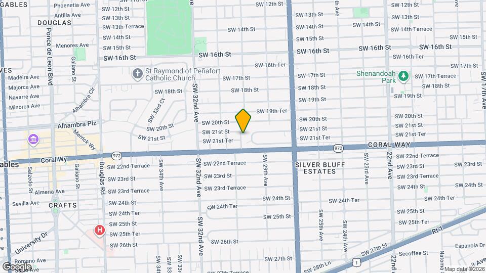 2121 SW 30th Ct Map and Location Details