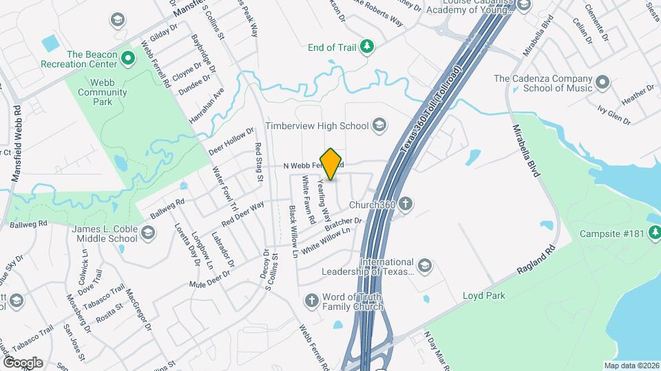 7606 Fallen Antler Pl Map and Location Details