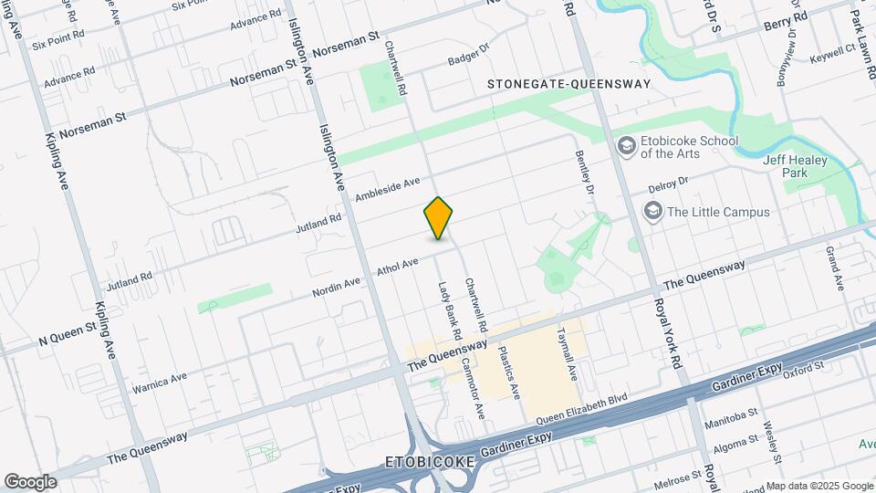 46 Athol Ave Map and Location Details