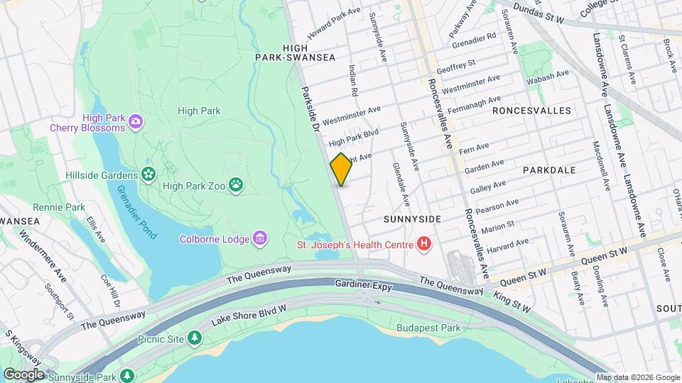 163 Parkside Dr Map and Location Details