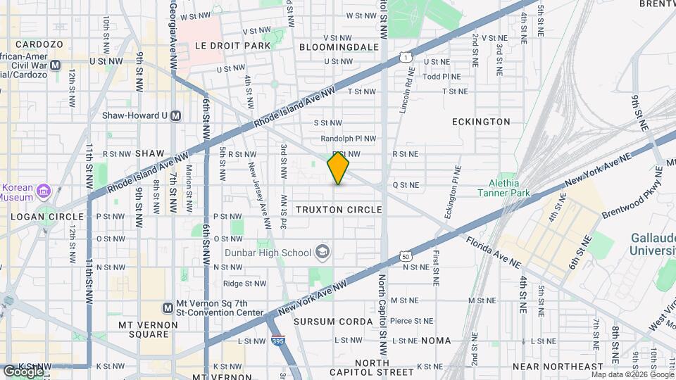 84 Q St NW, Unit #B Mapa y Detalles de la Ubicación