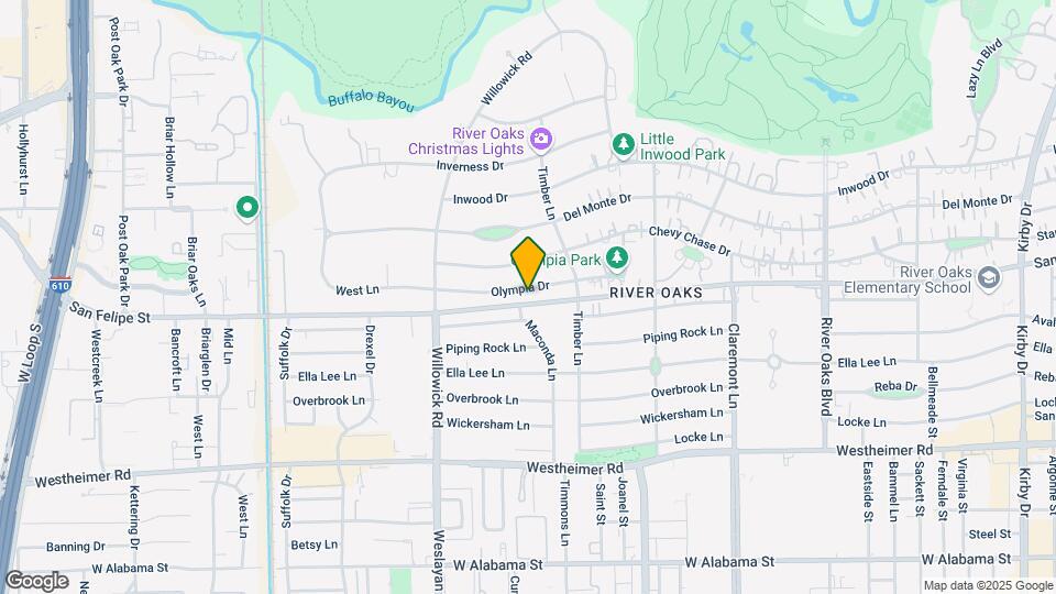 3749 Olympia Dr Map and Location Details