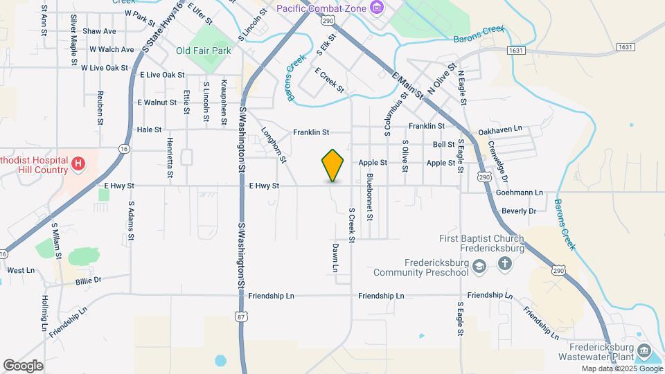 591 E Hwy St Map and Location Details
