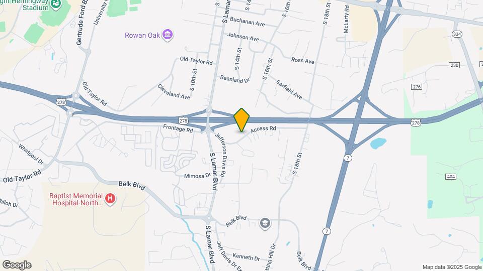 1309 Access Rd Map and Location Details