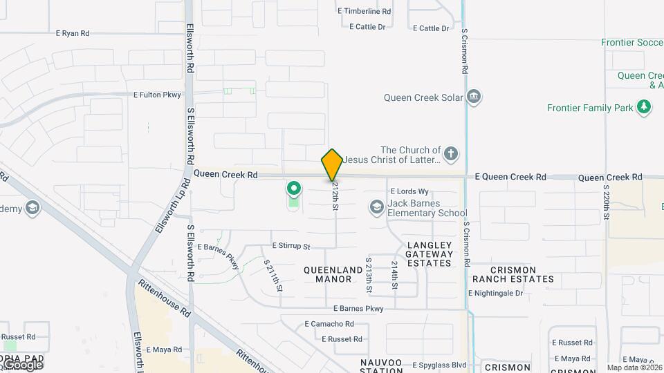 21188 E Lords Wy Map and Location Details