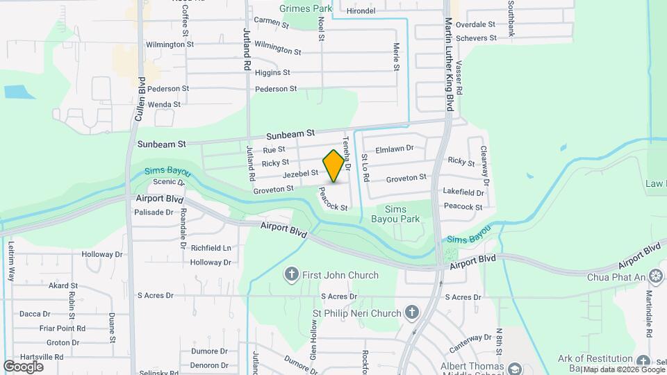 5408 Groveton St Map and Location Details