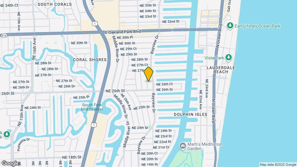 2616 NE 27th Way Map and Location Details