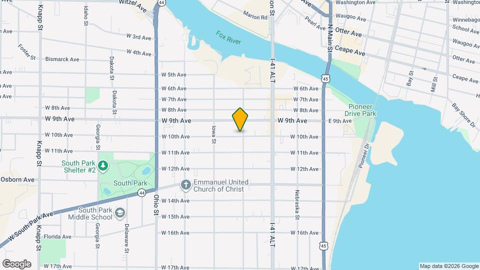 302 W 10th Ave Mapa y Detalles de la Ubicación